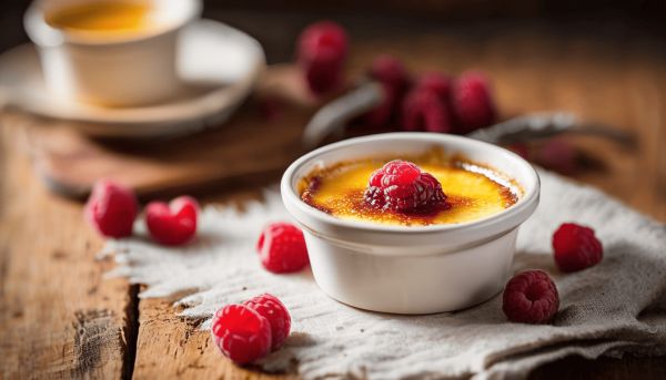 Un dessert allégé : recette de crème brûlée légère sans crème