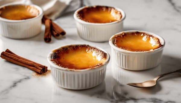 Un dessert savoureux : crème brûlée sans crème fraîche